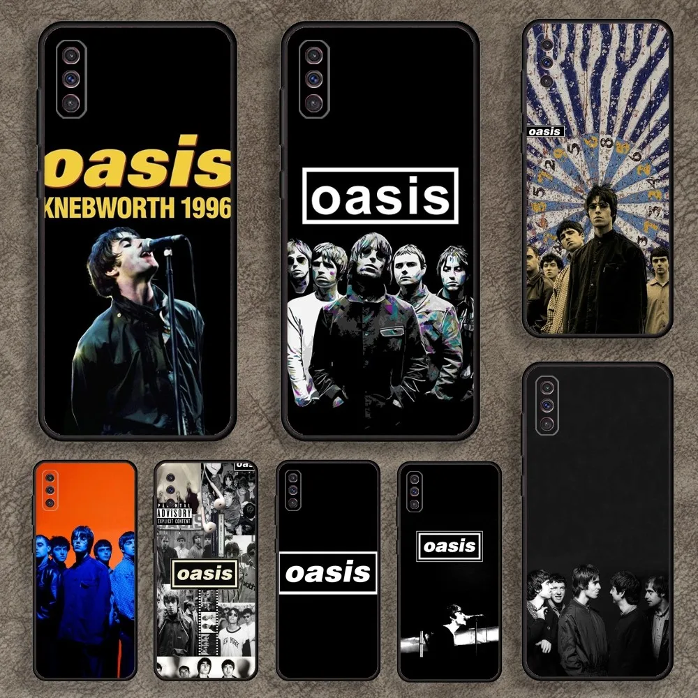 Band O-oasis Phone Case for SamsungA 91,80,73,72,71,70,53,52,51,42,41,40,32,31,30,22,21,20,13 S 4G 5G Soft Black Case