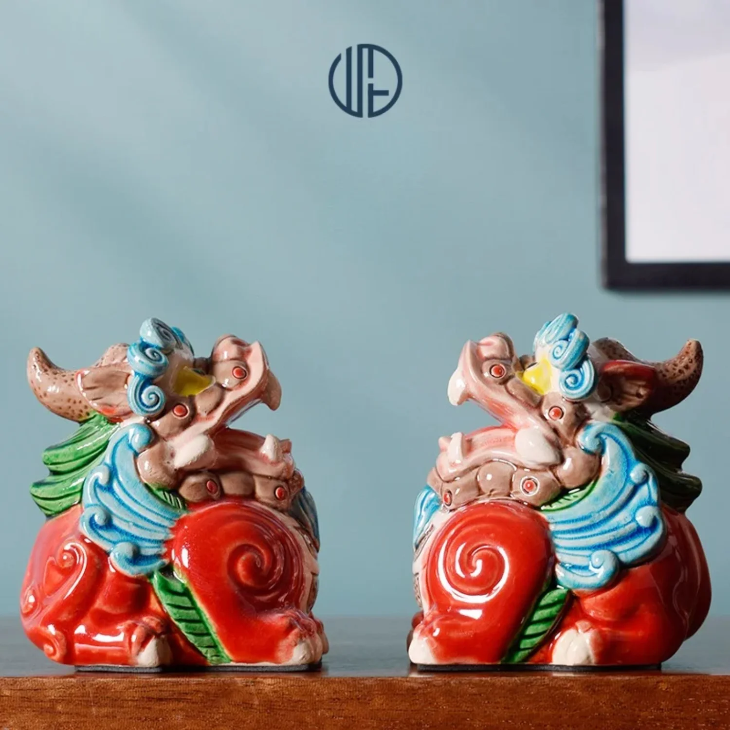 

Forbidden City Style Ceramic Lucky Paixiu Town House Home Decoration - Adorable Animal Gift for Entrance or Office