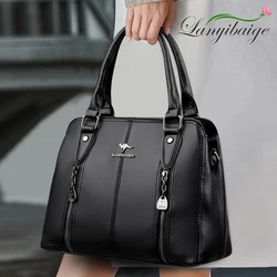 Luxury Handbags Woman Bags Designer Big Shoulder Bags for Women's 2024 Trendy Large Capacity Ladies Leather Hand Casual Tote Bag