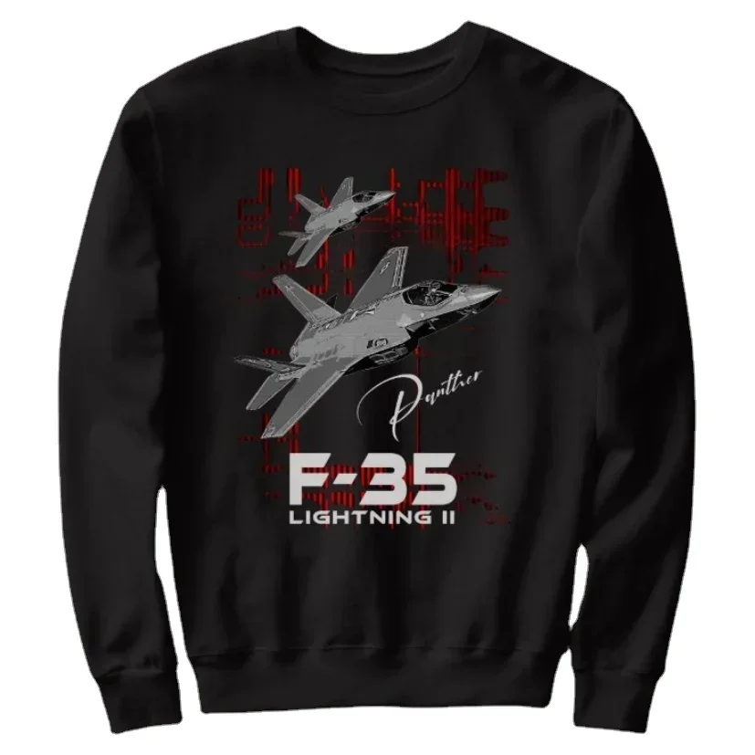 

USAF F-35 Lightning II Stealth Multirole Combat Aircraft Sweatshirts New 100% Cotton Comfortable Casual Fashion Mens Clothes