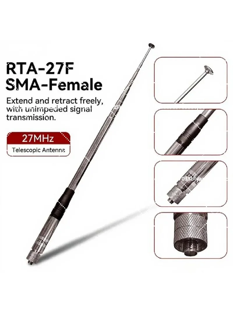 27MHz  for walkie-talkie radio telescopic compatible RT-860 RT-880 RT-880G Iradio UV-98 plus