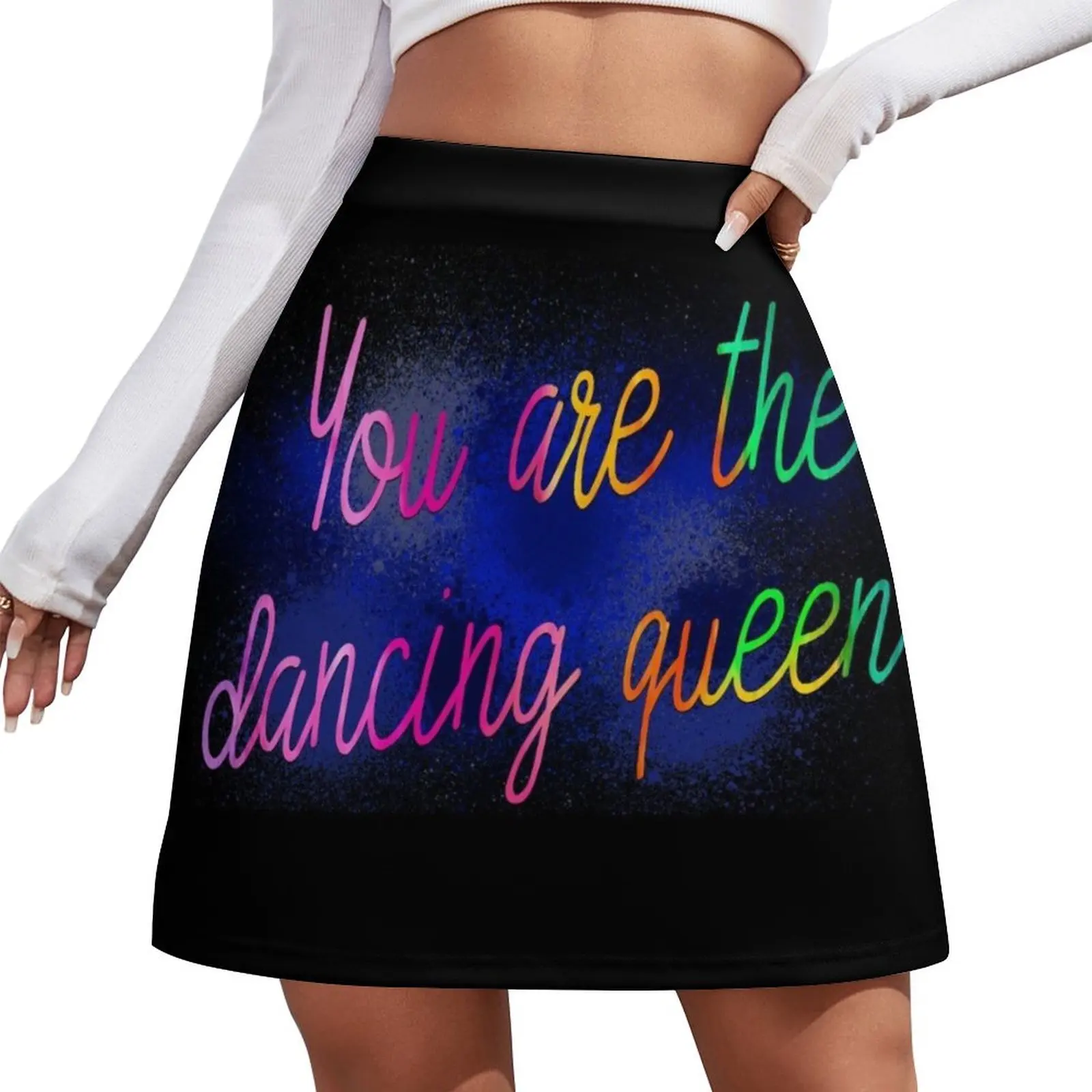

You are the Dancing Queen Mini Skirt Miniskirt woman kpop Skirt pants