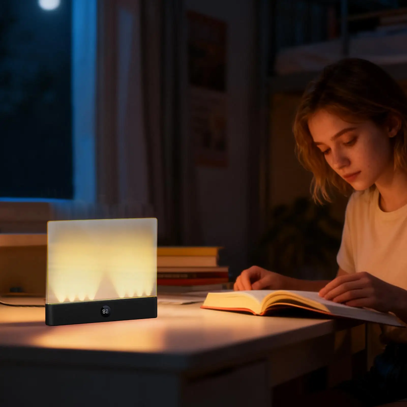 Clip On Book Light LED Book Lamp 3-Modes Long-Lasting Night Reading Light for Bedroom Reading Office Dormitory College Library