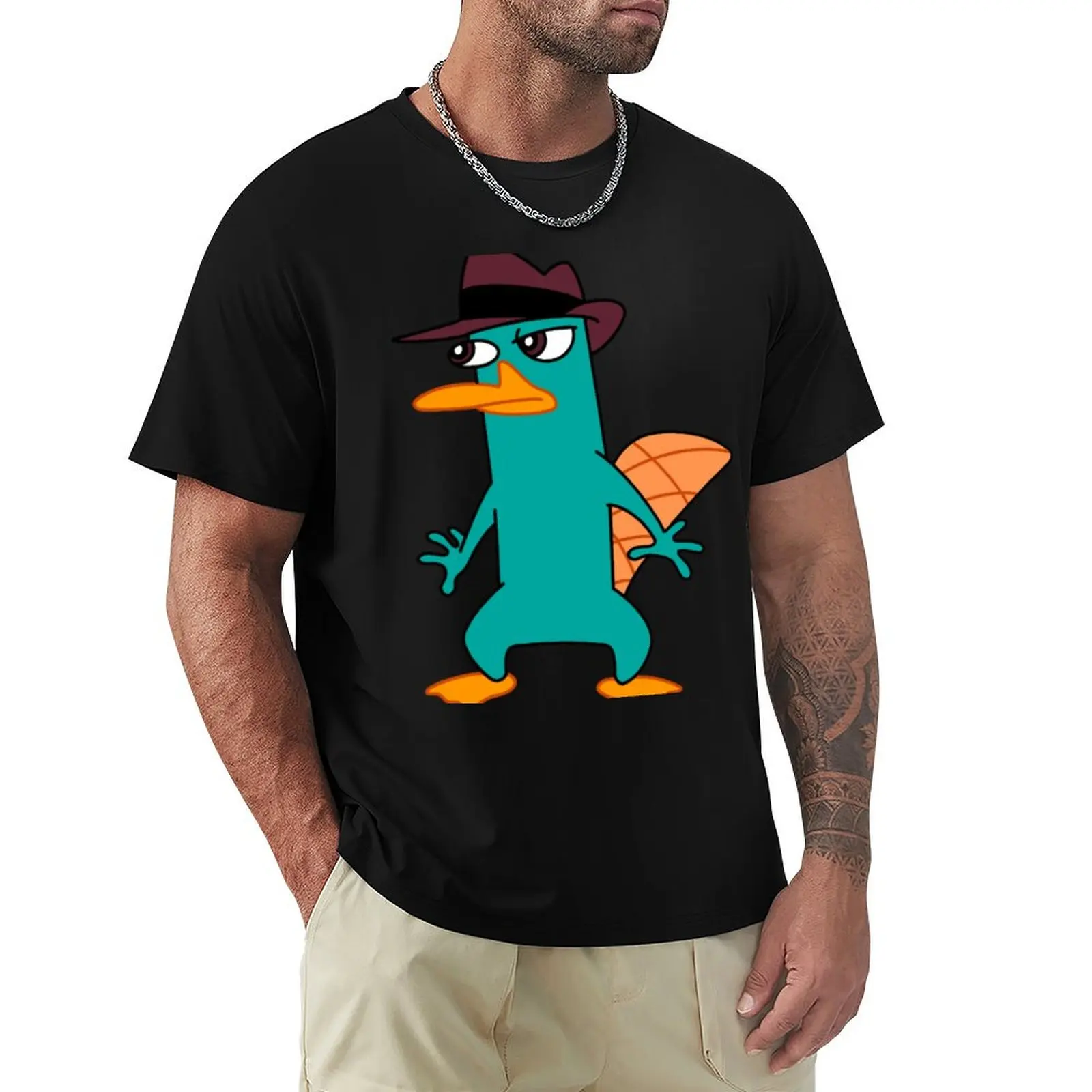 

perry the platypus (7) T-Shirt custom t shirt customs animal prinfor boys men clothing