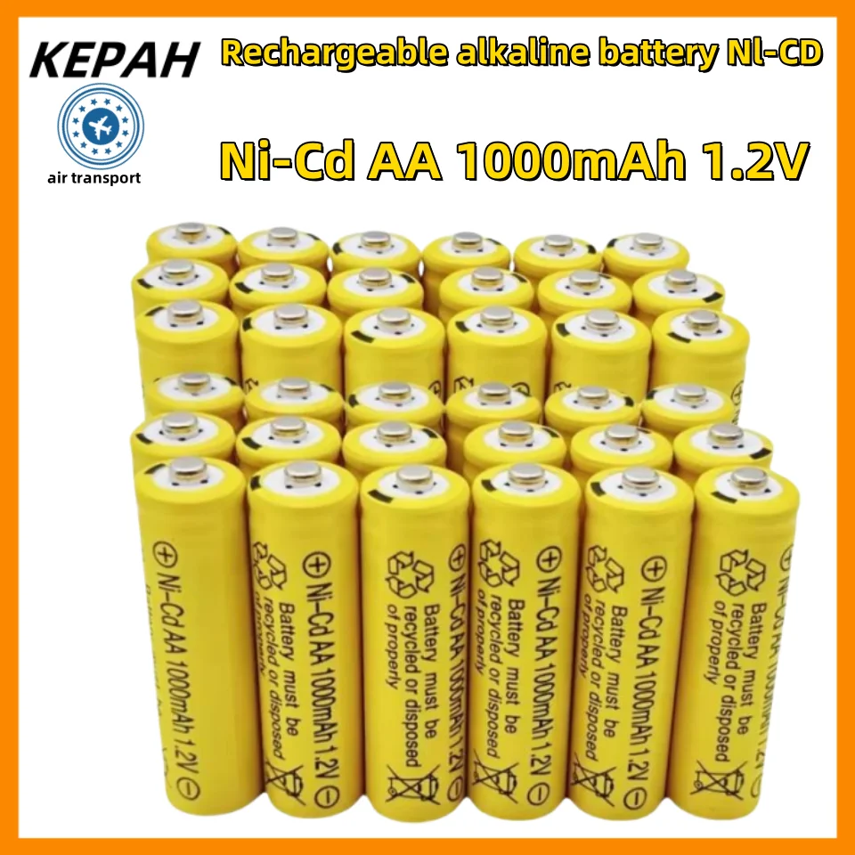 100% Original 1.2V AA1000mAh Rechargeable Alkaline Battery NI-MH 1.5 V Battery for Clocks Mice Computers Toys So On