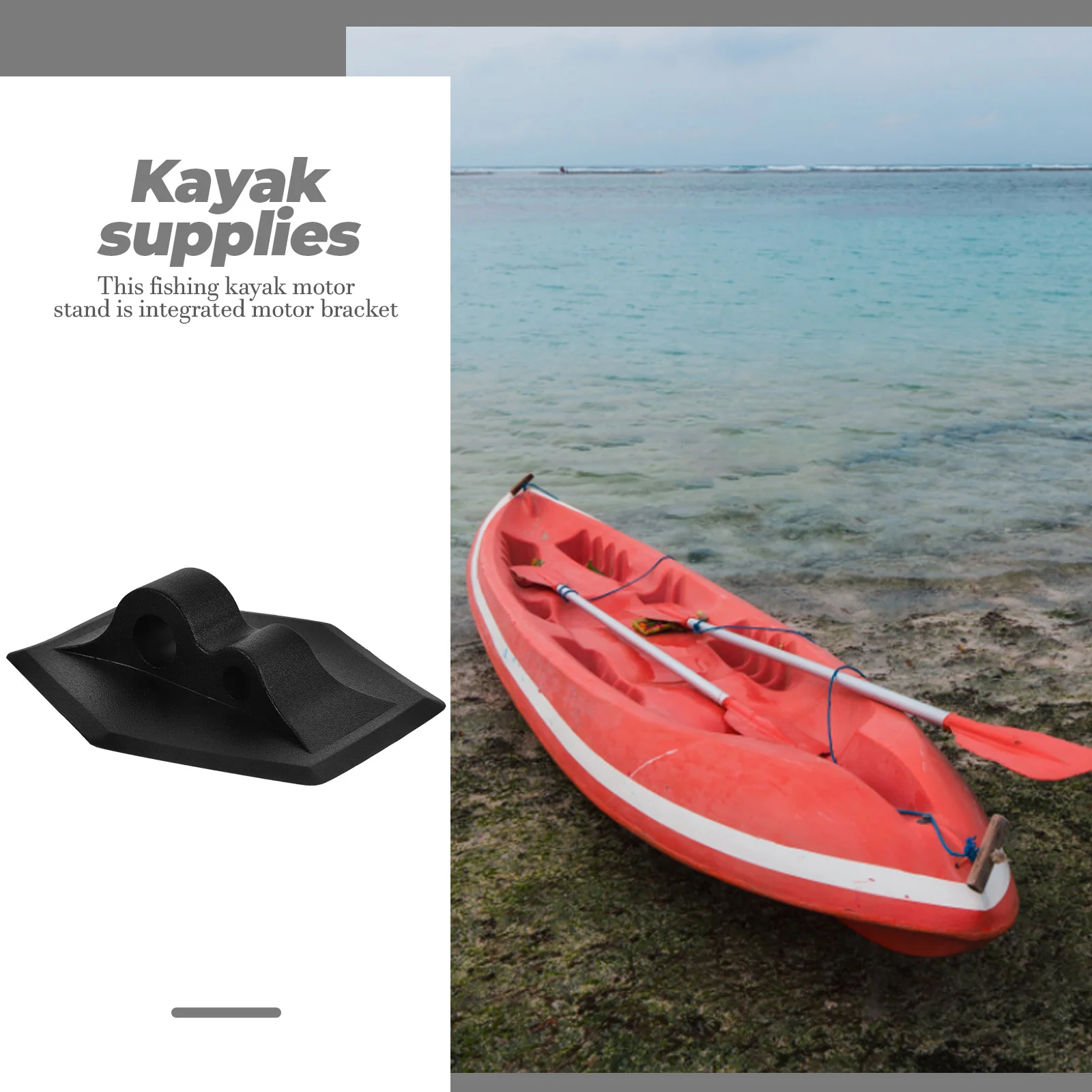 

Portable Lightweight Kayak Motor Stand Inflatable Boat Mount Bracket Easy Install Stable Operation Fishing Supplies