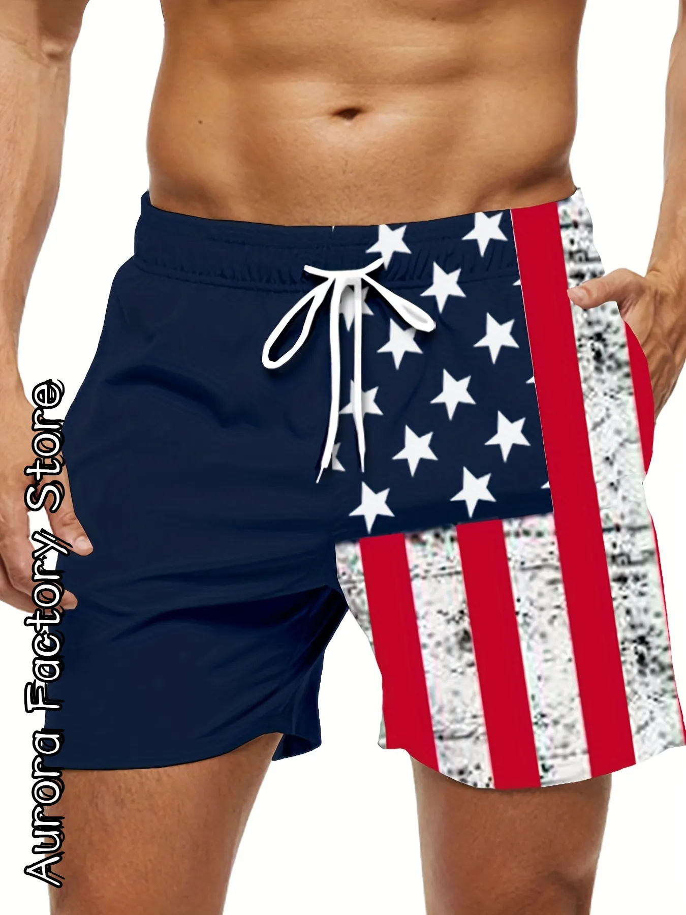 Summer Men Fashion Trend Shorts 3D USA Flag Graphic Clothing Boys Kids Casual Hawaii Vacation Shorts Male Stylish Beach Shorts