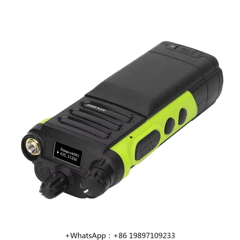 HOT SALE APX-8000 12W Dual Band Radio Dual PTT VHF UHF Handheld SDR Transceiver With Handheld Microphone