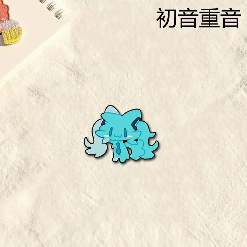 Хацунэ Мику, акцент, азиатский и северный, милый мультик, периферийные устройства, брошь, значок, студенческий рюкзак, пенал, аксессуары