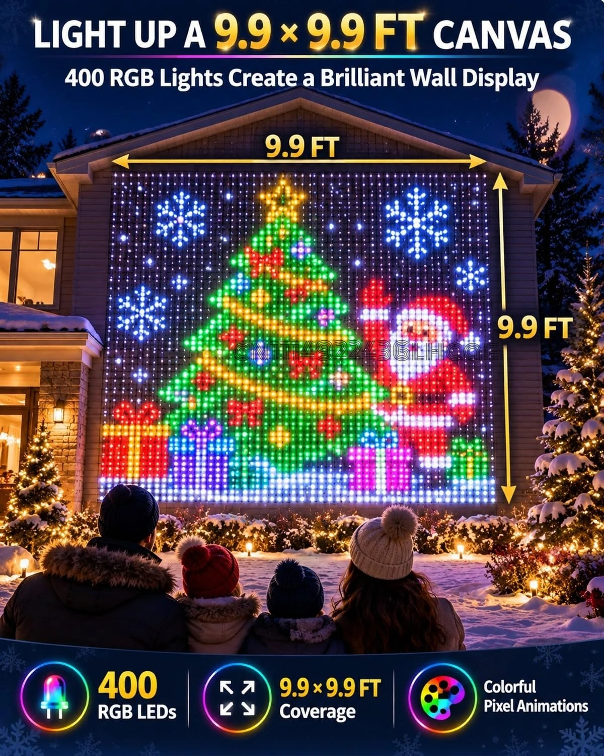 Christmas LED House Net Smart  - Led Fairy String Lights ulasan dan harga