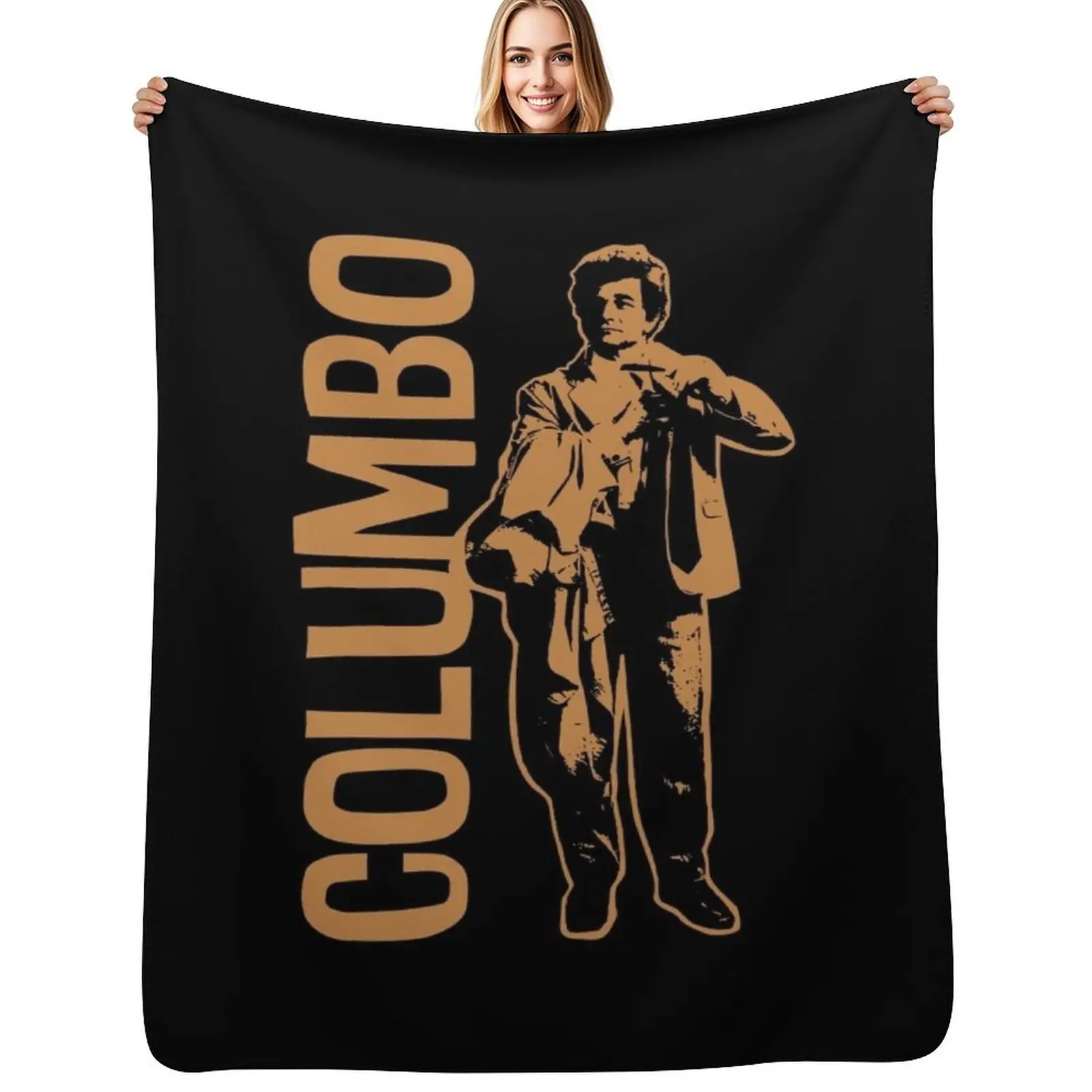 Columbo Throw Blanket Single Retros Blankets Sofas Of Decoration Thermals For Travel funny gift Beautifuls Blankets