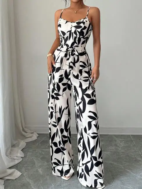 

Лето 2026, женская одежда, повседневные новые модные женские комбинезоны, сексуальные цельные брюки для женщин, комбинезон-бретелька с рисунком зебры