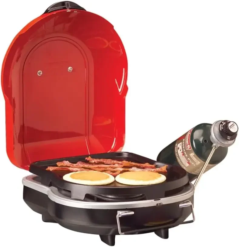 

l L For Coleman Possède N Go Propane Grill, Gril Portable Et Léger Avec Démarreur À Bouton-poussoir, Eva Réglable, Poignée Inté
