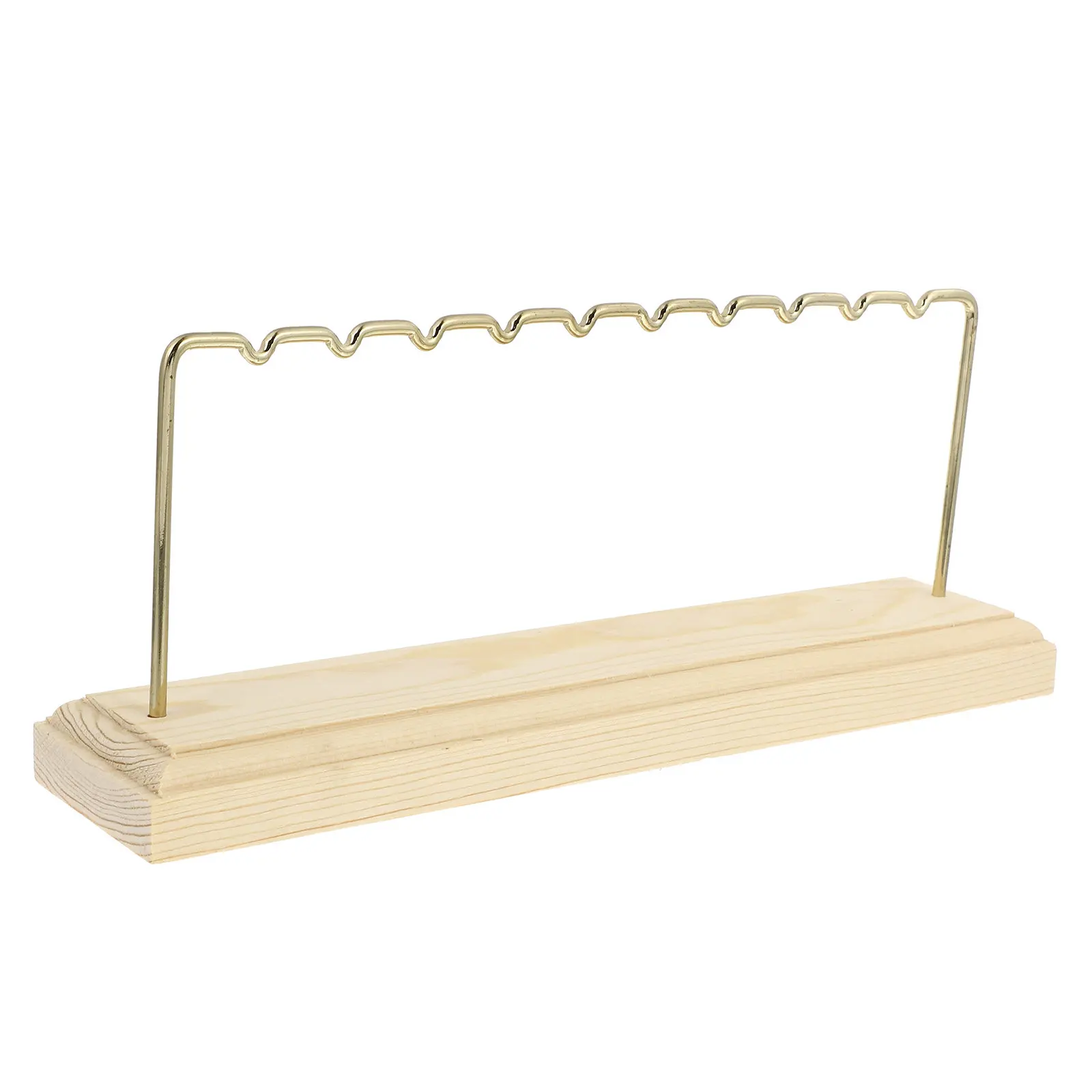 

Ear Earring Display Stand Wood Base Jewelry Holder Organizer Stable Modern Design Jewelry Holder Organizer for Home and