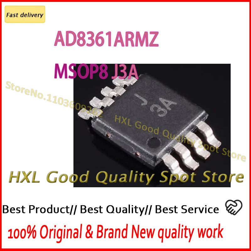 5 ~ 10 قطعة/الوحدة جديد الأصلي AD8361ARMZ AD8361A AD8361AR AD8361 J3A MSOP8