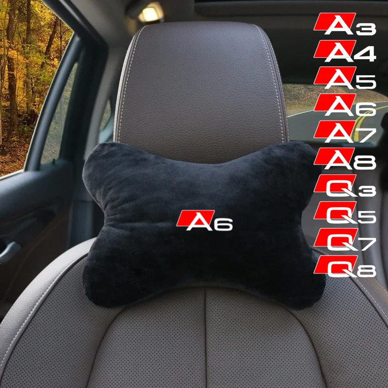 

Car Neck Pillows Both Side For Head Pain Relief Filled Fiber Car Pillow for audi sport RS A1 A3 A4 B7 B8 A5 A6 A7 A8 Q3 Q5 Q7 Q8