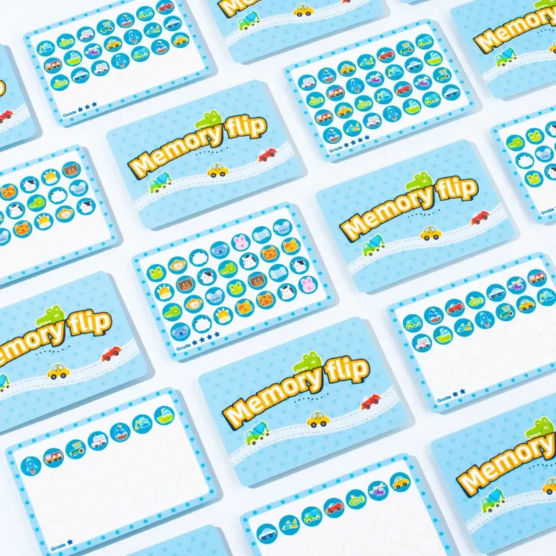 Trova lo stesso modello Gioco di puzzle per bambini Cartoon Memoria animale Scacchi Pensiero Formazione Bambini Giocattoli educativi in legno Montessori