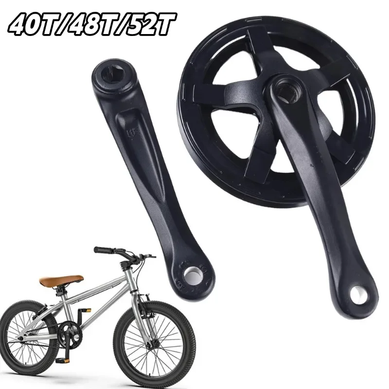 

Single Chainring Bicycle CrankArm Set 48T 40T 52T 170mm Crankset Square Hole For Electric Bike Road Bike MTB Bikes Bicycle Parts