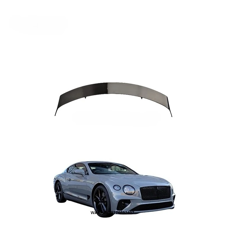 Full Dry Carbon Upgrade Single M Style GT Rear Wing Spoiler 3k Twill Weave Polished Finish for Continental GT/GTC