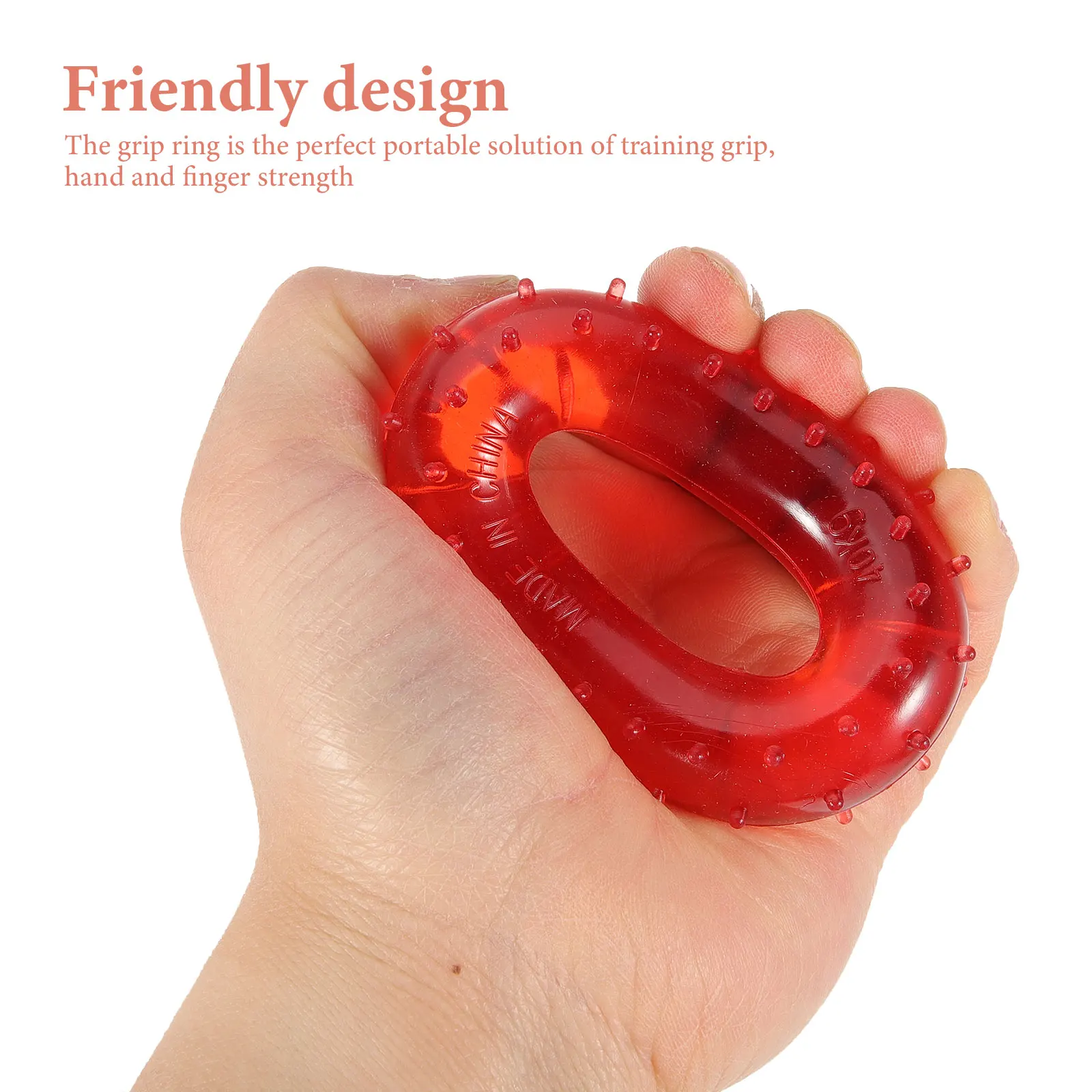 

3 Pcs Strengthener Durable Safe Wear Tear Break Resistance Tennis Climber Guitar Violinist Finger Exercise Tool Fitness