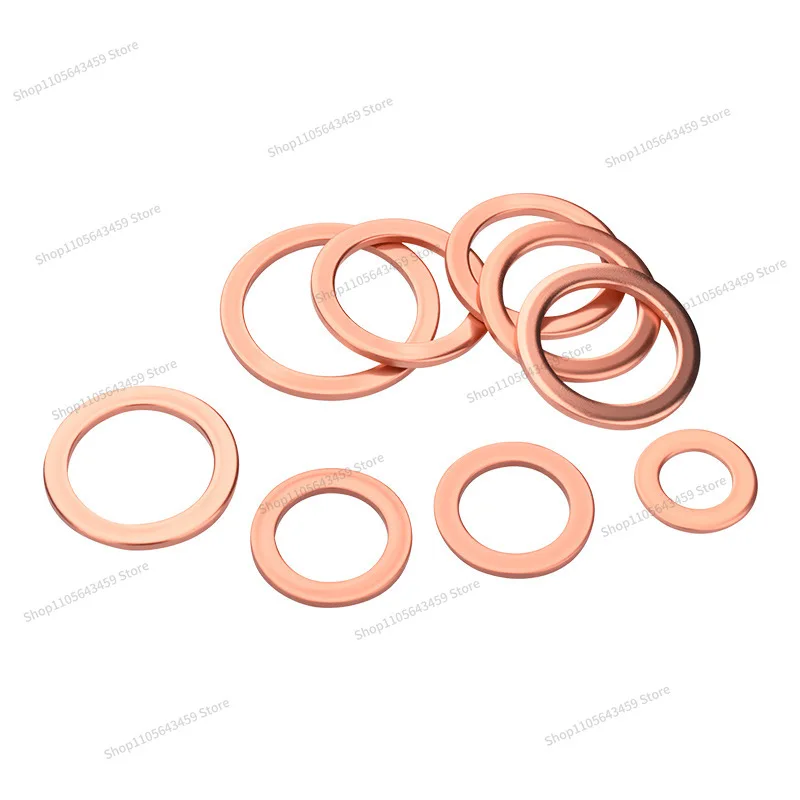 For 50/100/150/200/280/300/400 Copper gasket Marine sealing gasket M5 flat gasket