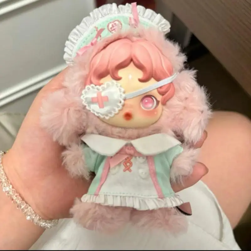 

17 см Sweety Series для Labubu, аксессуары, одежда для кукол спереди, высокоэнергетическая детская одежда, юбка для медсестры, комплект детской одежды, игрушка Mq