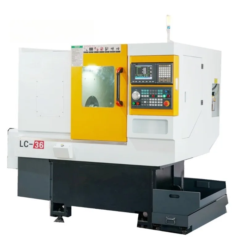 High-precision inclined rail numerical control tool row machine tool custom automatic small CNC lathe