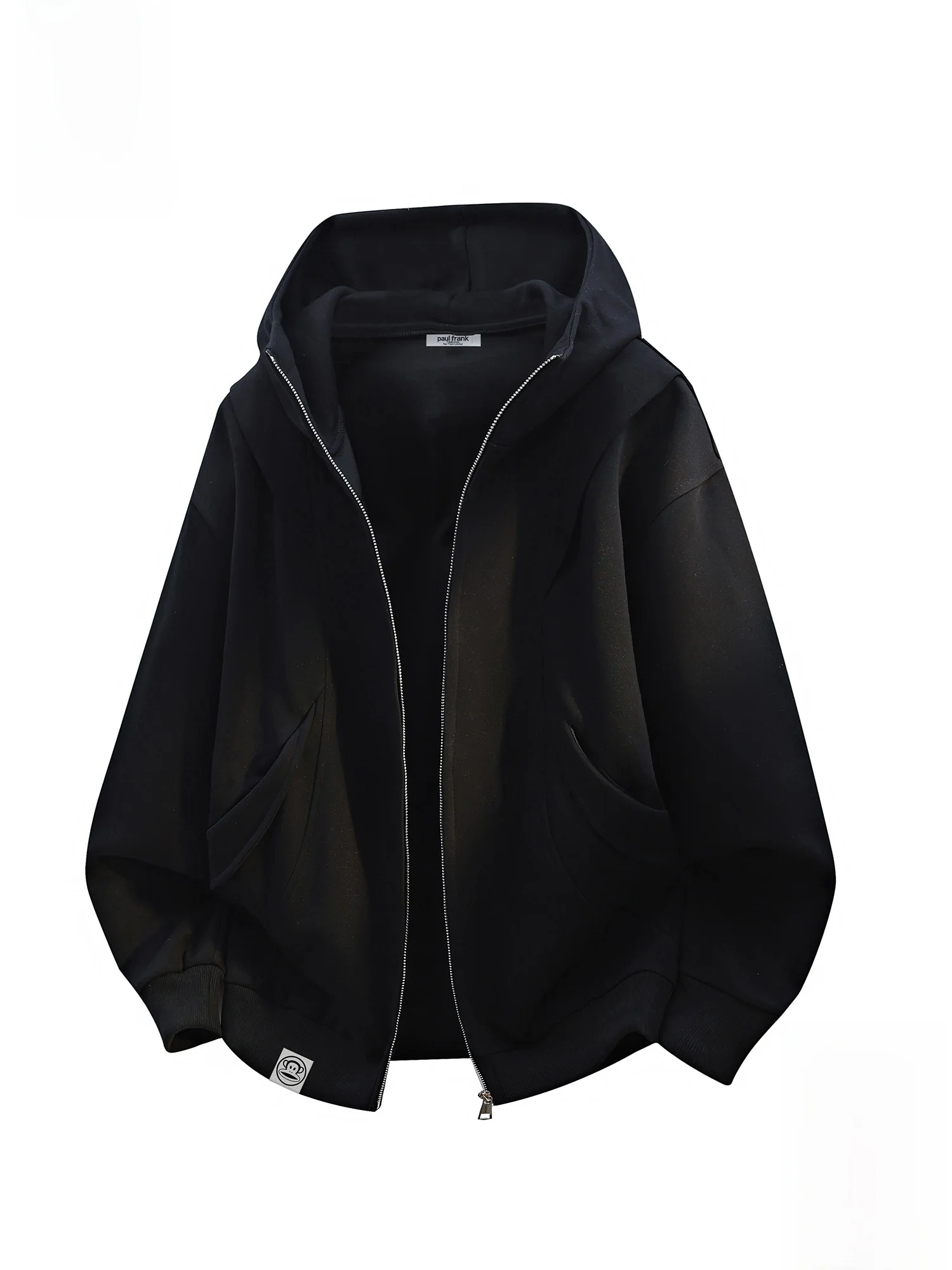 

Мужской кардиган с капюшоном Paul Frank, повседневная свободная верхняя одежда, весенняя модная брендовая одежда, удобный комбинированный материал из полиэстера и хлопка