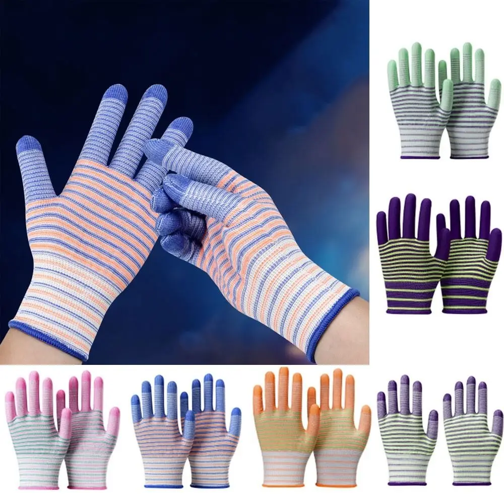 

1 Pair Thorn Proof Nylon Work Gloves Breathable Anti-Static Industrial Gloves Wear-resistant Non-slip Weeding