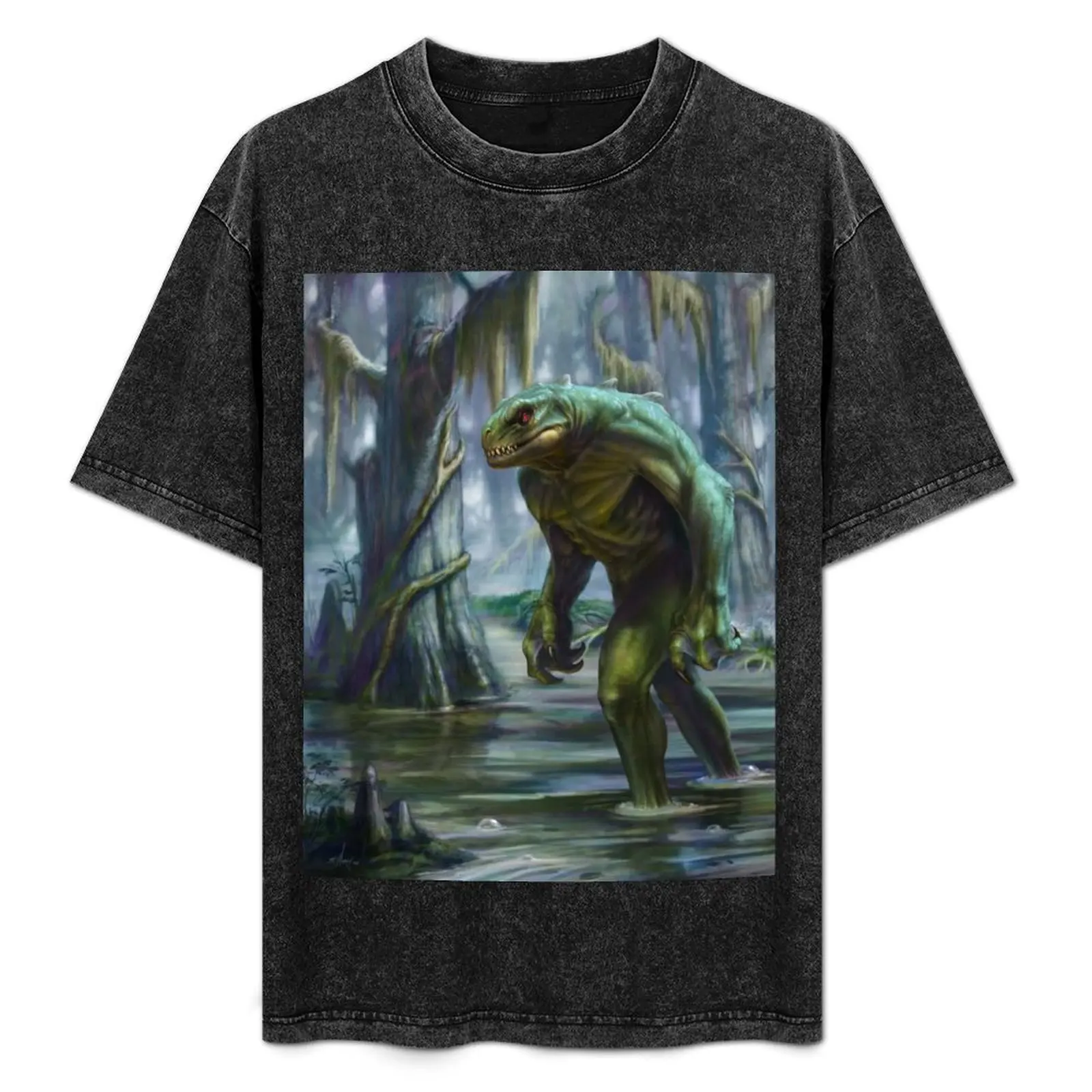 

Lizardman of Scape Ore Swamp T-Shirt Work Outdoor T-Shirt for Men