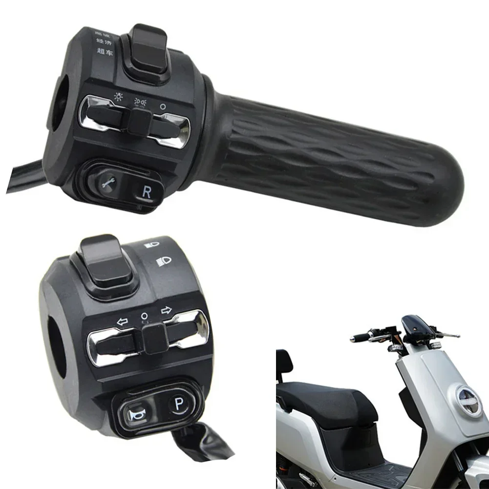 E-bike Electric Vehicles Throttle Switch Horn Headlights Turn Signals Electric Bicycle Spin Handle Disc Brake Split Spin Handle