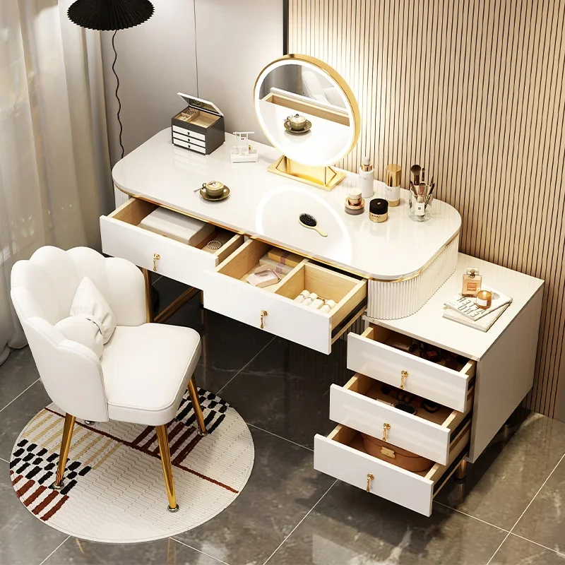 

Cabinet Computer Dressing Table Cabinet Nordic Makeup Vanity Mirror Wood Dressing Table Organizer Commode Dresser Furniture