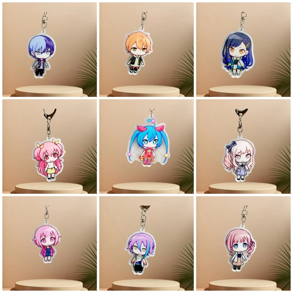 

DIY PJSK Project Sekai Colorful Stage Len Rin Character Anime Peripheral Backpack Decoration Pendant Holiday Gift