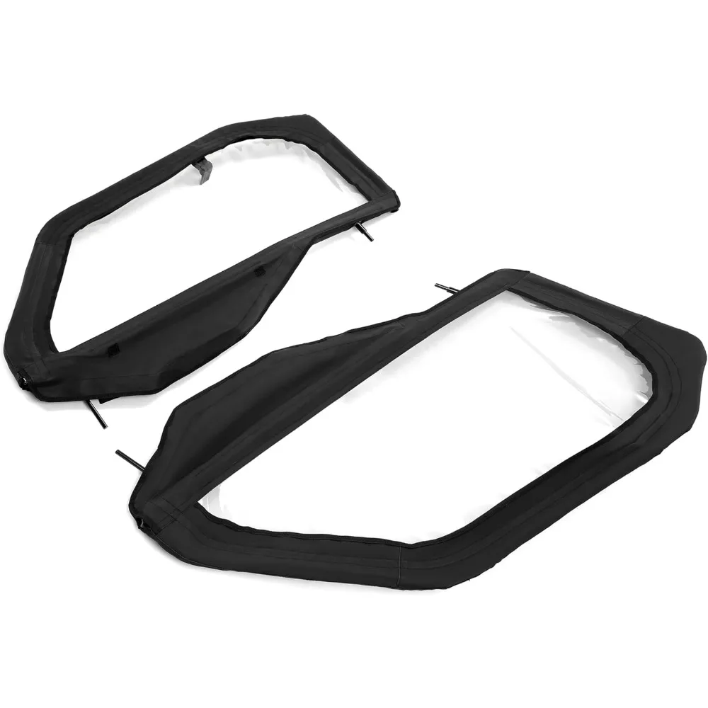 

Universal Soft Upper Half Door Kit for UTV Soft Cab Enclosure Door Kit W/Frame