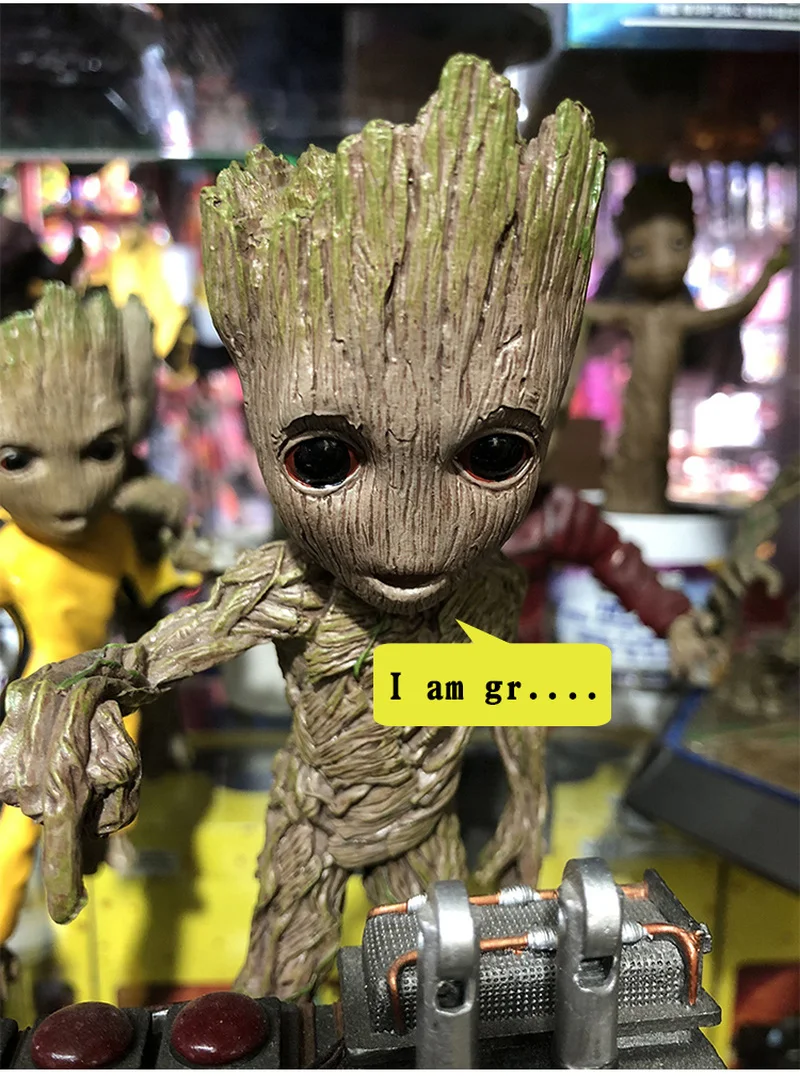 Guardiani della Galassia Groot 2025 Marvel Statua Modello Avengers Cute Baby Tree Man Pvc Anime Action Figure Giocattoli Collezione Regalo