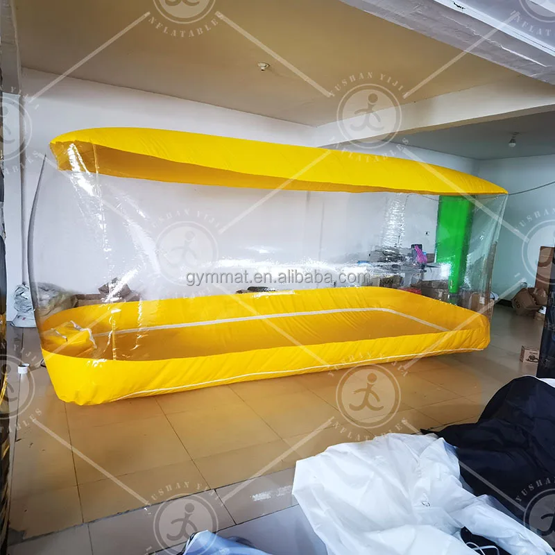 Outdoor All Weather Protection Durable Inflatable Car Bubble Cover Dustproof Transparent Car Cover Tent for Commercial