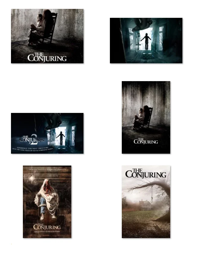 10Style Choose The Conjuring Canvas POSTER ,Home Decor Wall art painting