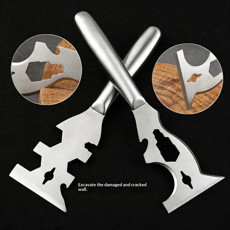 Putty Knife Paint Scraper Tool Multifunction Painters Knife Taping Knife For Removing Caulk Painting Wood And Wallpaper