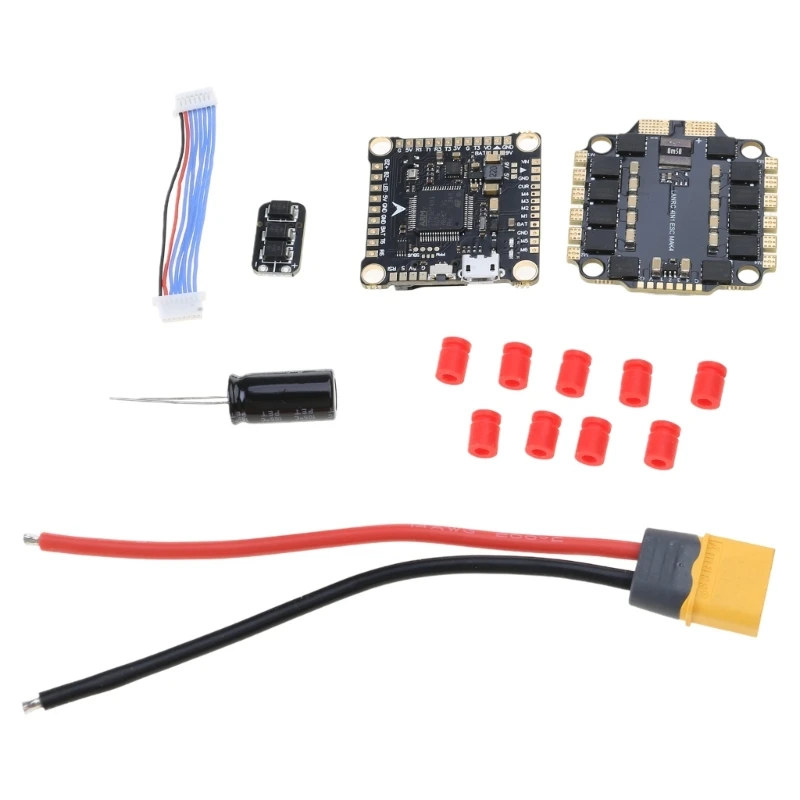 

Y1UB F4 V3S 30.5x30.5mm Stack BMI270 Flight Controllers BLHELIS 45/55/60A 4in1 for FPVs Drones Replacement Part