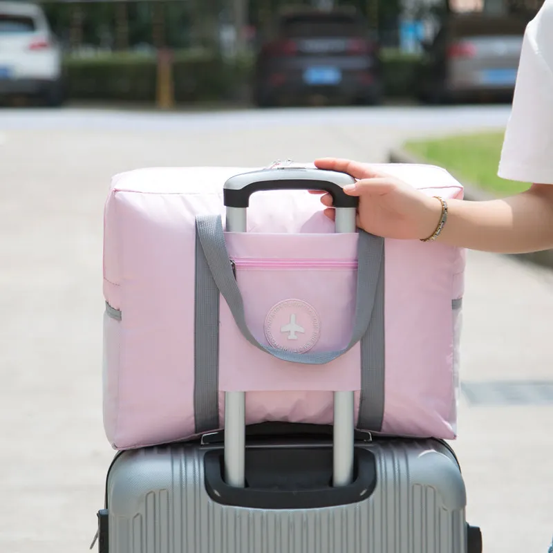 Thickened Luggage Bag Foldable Travel Duffels Large-capacity Travel Bag Airplane Bag Moving Packing Bag Clothing Storage Bag