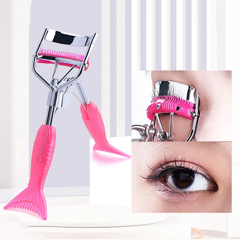 1PC Comb Eyelash Curler Professional Eyelash Curler Folding False Eyelashes Auxiliary Eyelash Curling Clip Small Makeup Tools