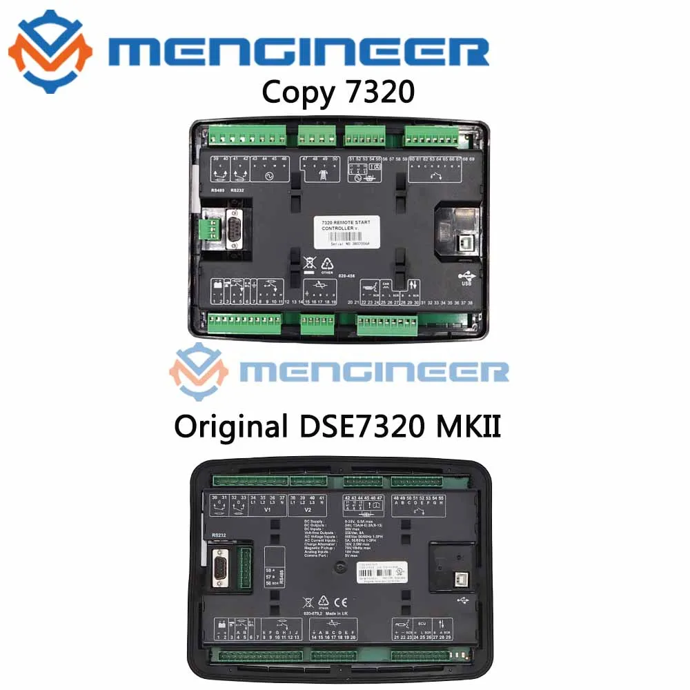 Imagem -02 - Controlador do Grupo Gerador a Diesel Dse7320 Mkii Mar Profundo Original Feito no Reino Unido