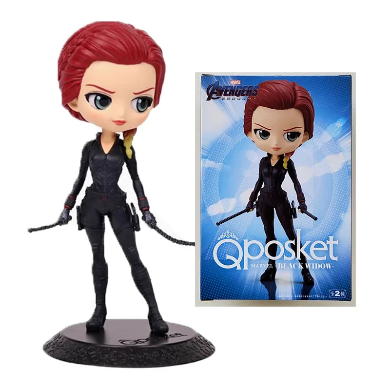 Bandai Genuine Superhero Black Widow Loki Winter Soldier Bucky Barnes Hand-made Movie Doll Model Ornament Toy Gift Spot
