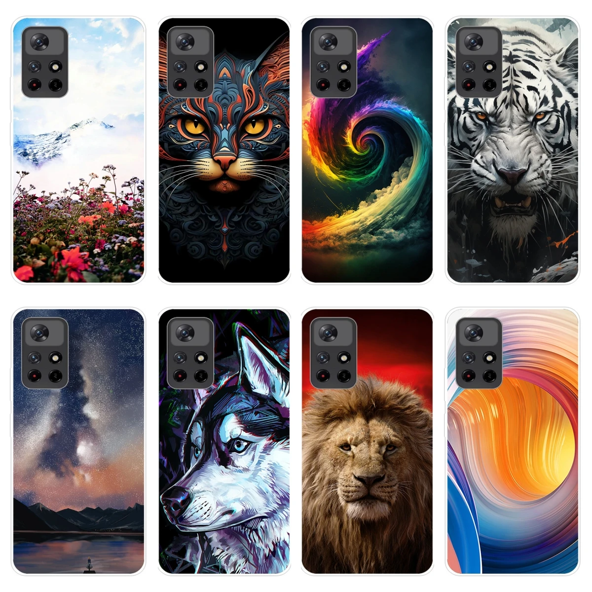 For Redmi Note 11 Case Note 11S Silicone Soft TPU Back Cover for Xiaomi Redmi Note 11 Pro 5G Phone Case Redmi Note 11S 2022 New