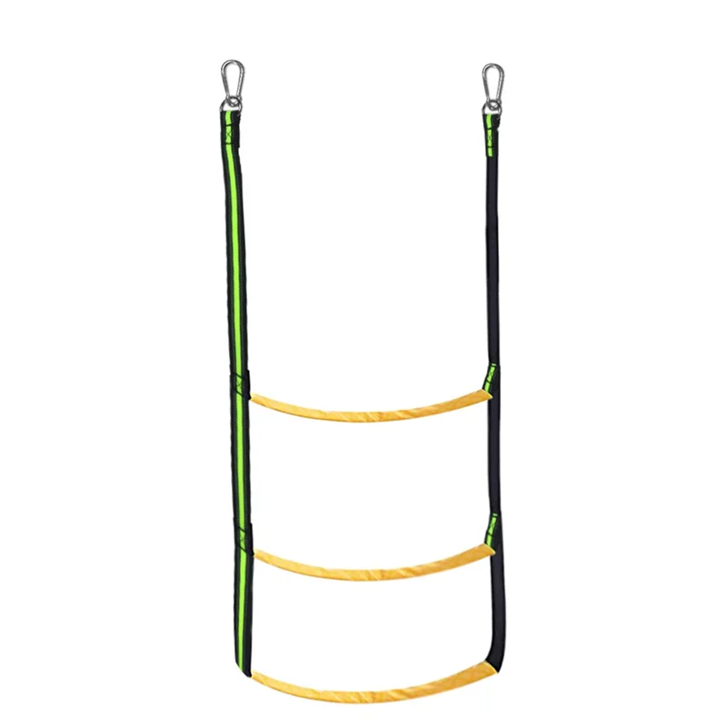 

R4-Портативная веревочная лестница для лодки, 3-ступенчатая складная подвесная лестница для посадки лодки, легкая веревочная лестница, замена лодки