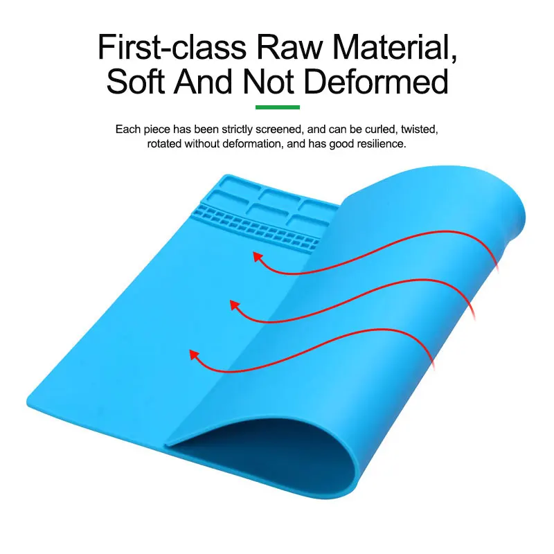 RELIFE RL-004A 16 inch High Temperature Heat Insulation Pad/blue for all Kinds of Electronic Product Repair