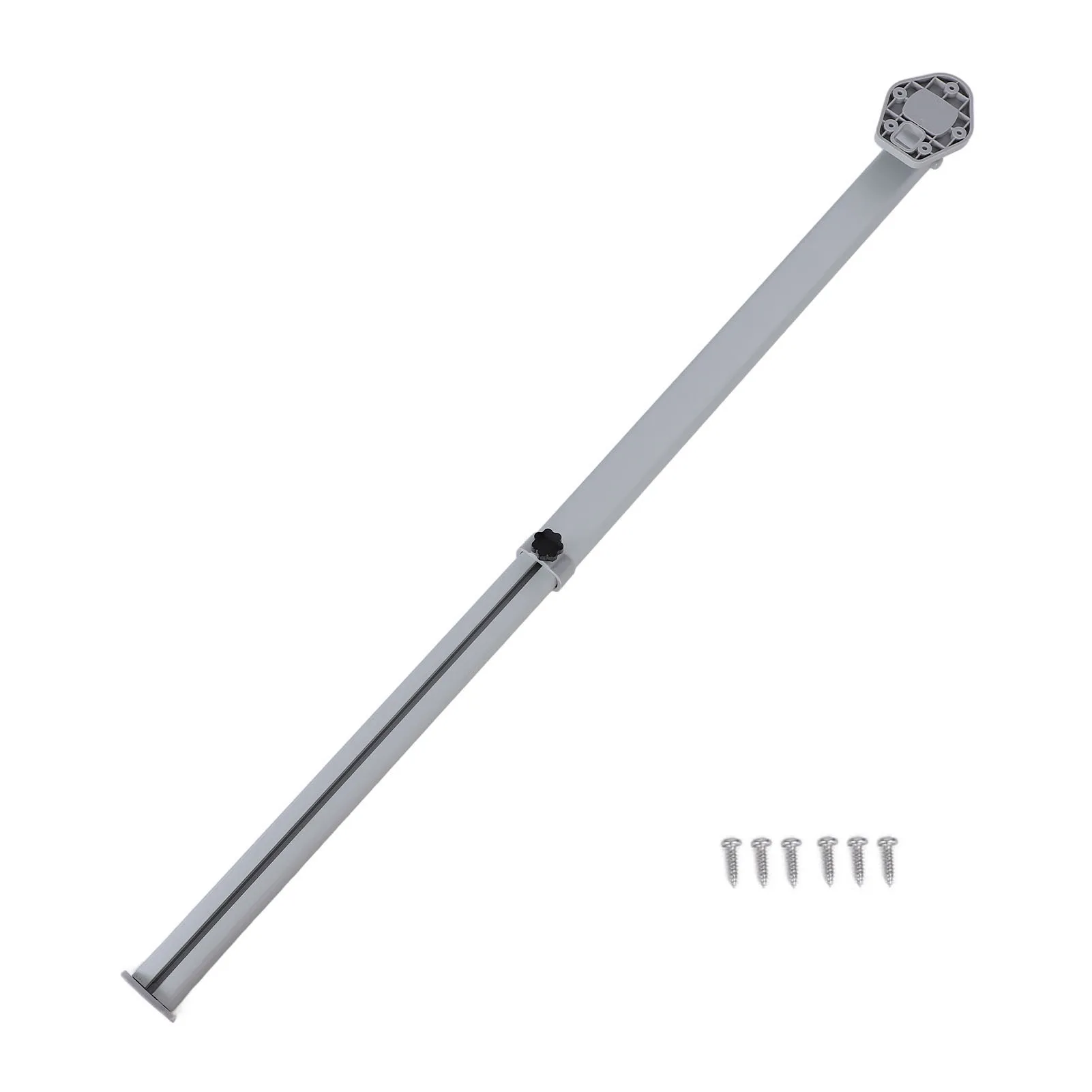 Pernas de mesa dobráveis para rv, prata, destacável rápido, suporte resistente, perna de mesa telescópica, altura ajustável para trailer, barco, iate