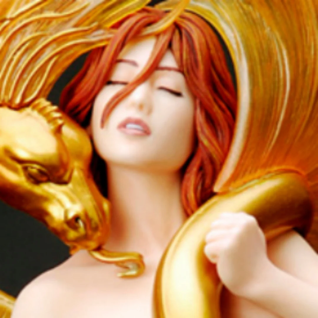 

1/24 Scale Resin Figure Model Kit Golden Lover Fantasy Nsfw Unassembled and Unpainted 3D printing DIY toy 204