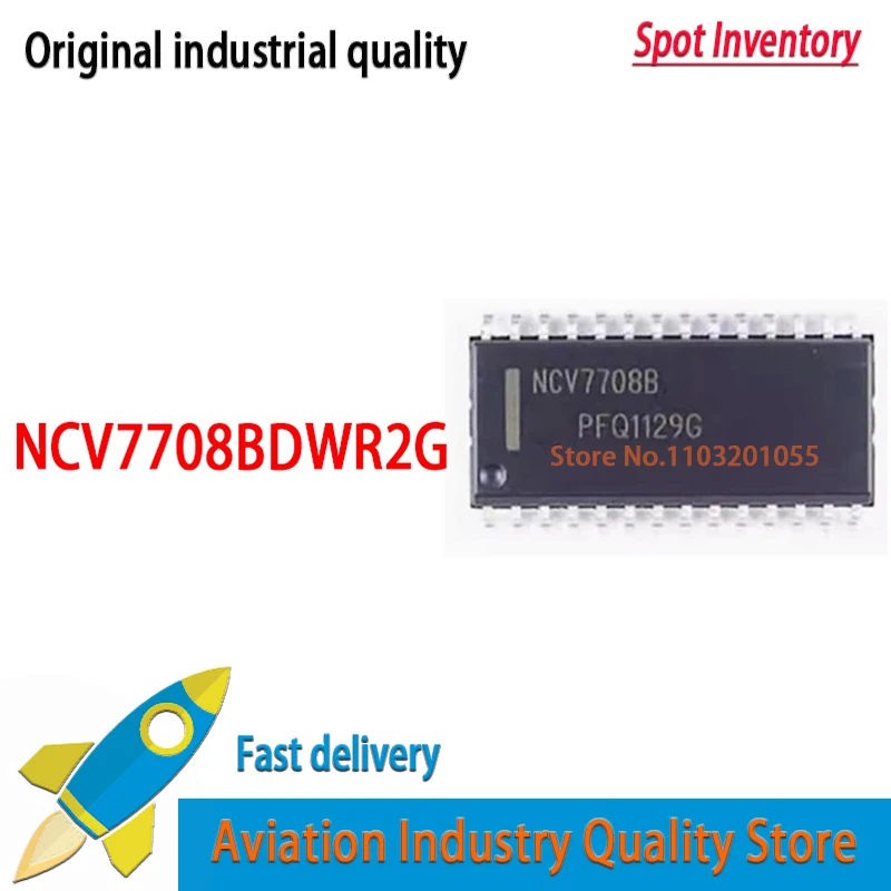 バッチあたり5個のオリジナルパーツ新しい在庫ありncv7708bdwr2gncv7708b-soic-28