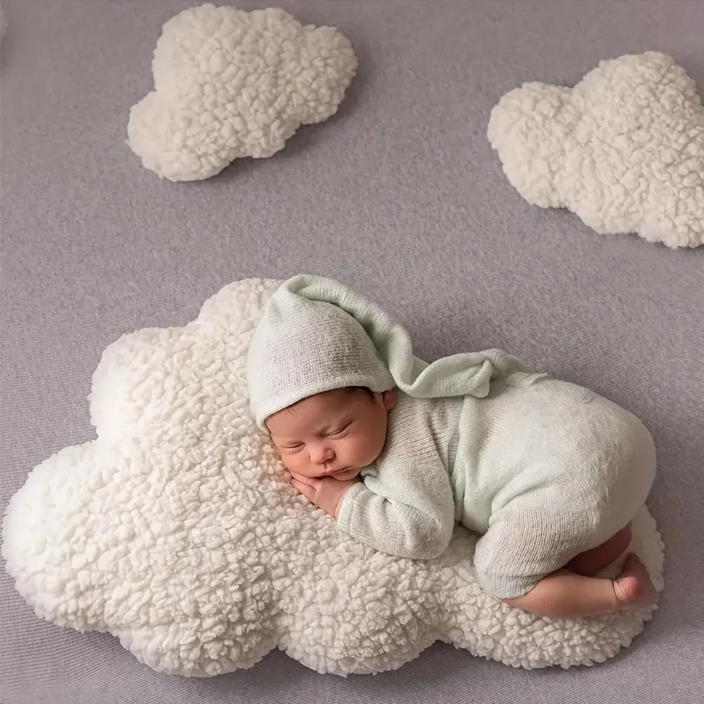 Newborn Photography Props Pillow Cloud Pillow Photo Posing Pillows Basket Filler Newborn Photography Props Accessories